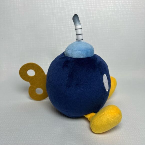 Little Buddy Super Mario Bros Bob Omb 6"  Stuffed Animal Plush Doll Toy - Picture 2 of 5